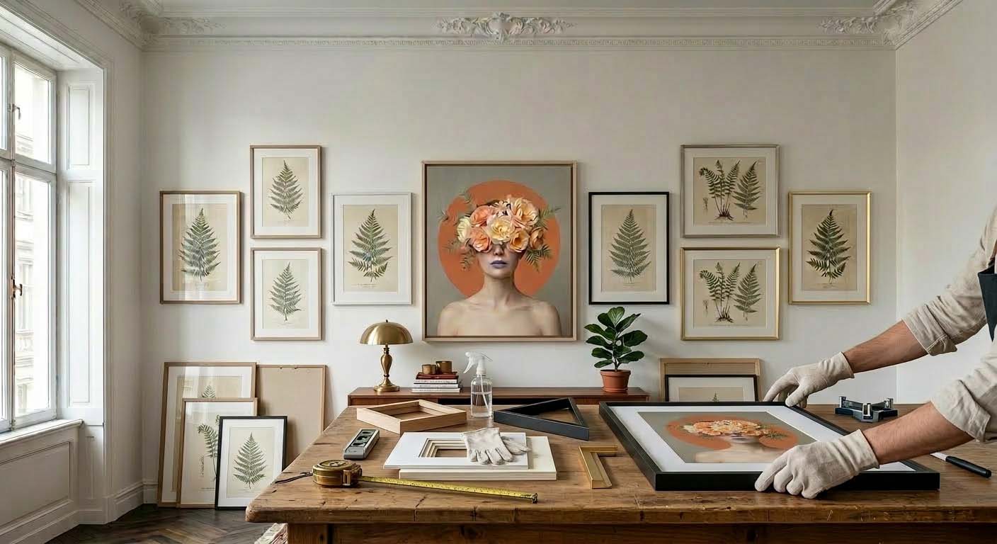 Kunst einrahmen leicht gemacht